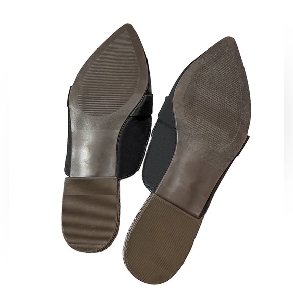 Ann Taylor Slip On Plaid Faux Suede Mules - Picture 7 of 7